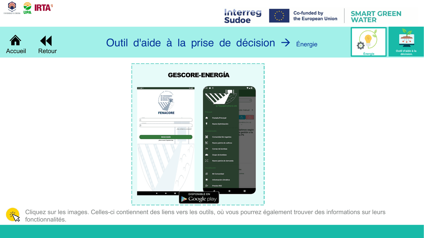 Outils disponibles
