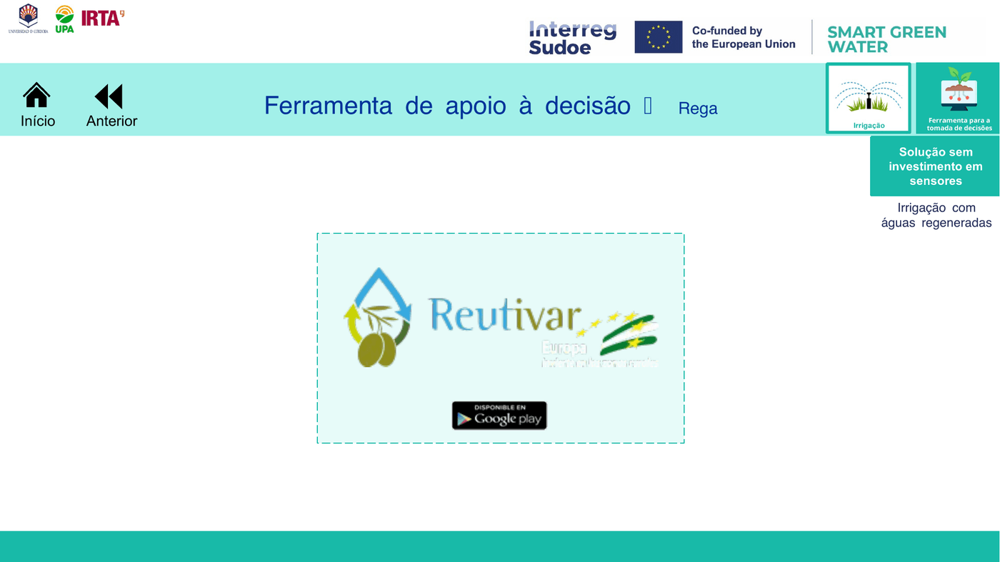 Rega com águas regeneradas