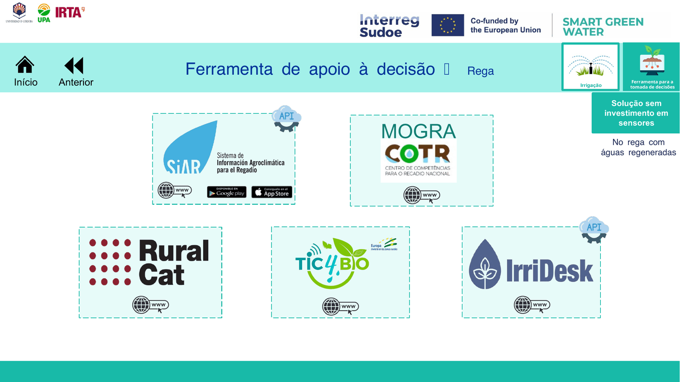 Rega sem águas regeneradas